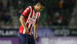 Tiba Sepúlveda en un partido de Chivas