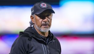 Raúl Gutiérrez durante un partido con Cruz Azul