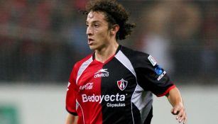 Andrés Guardado, en sus inicios con el Atlas