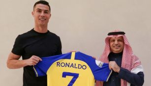 CR7 en su presentación como jugador del Al Nassr