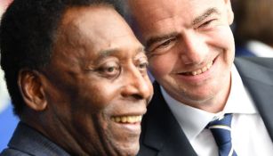 Gianni Infantino con el 'Rey Pelé'