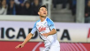 Hirving Lozano presente en la derrota del Napoli