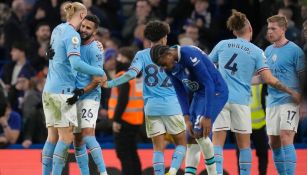 City en celebración de gol