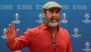 Eric Cantona durante un evento