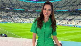 Tania Rincón en Qatar 2022 con TUDN