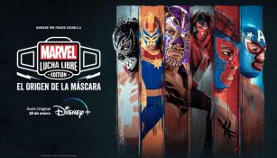 Póster de la nueva serie de Lucha Libre AAA y Marvel