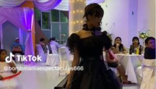 Quinceañera baila como 'Wednesday' y se hace viral en redes sociales