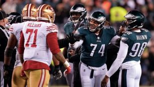 49ers y Eagles protagonizaron pelea en la Final de la NFC