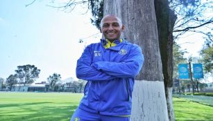 Ángel Villacampa tras un entrenamiento del América Femenil