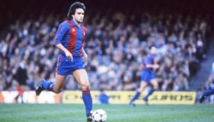 Marcos Alonso Peña fue campeón con el Barcelona en el 84-85