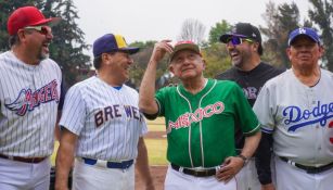 AMLO y las estrellas del beisbol