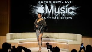 Rihanna previo al Super Bowl 2023