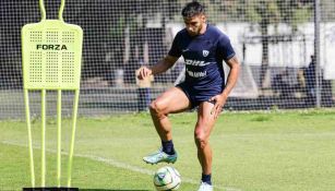 Pumas: Eduardo Salvio regresó a entrenar después de la lesión que sufrió