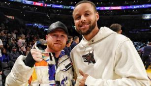 Canelo y Stephen Curry disfrutaron juntos del Lakers vs Warriors