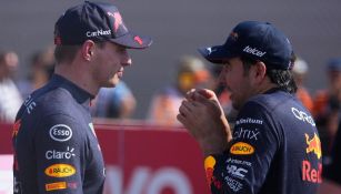 Max Verstappen y Checo Pérez