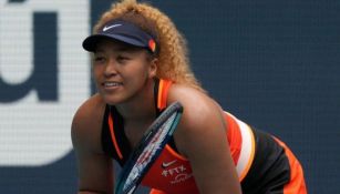 Naomi Osaka entrenando