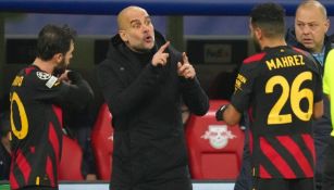 Pep Guardiola bromeó sobre el United 