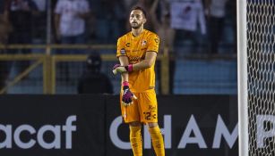 Camilo Vargas durante el encuentro donde cayeron ante el Olimpia