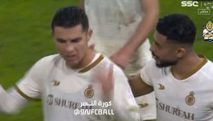 Cristiano Ronaldo salió enojado del partido