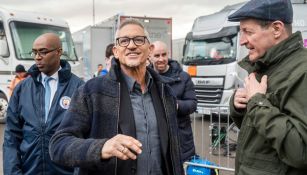 Lineker regresó a la BBC para la transmisión del juego de FA Cup