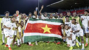 La selección de Surinam juega en Concacaf, aunque debería jugar en Conmebol