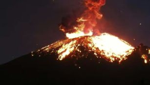 Intensa actividad en el Popocatépetl 