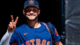 César Salazar con los Astros de la MLB