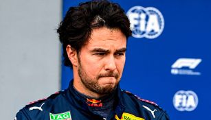 Checo Pérez, triste tras una mala actuación