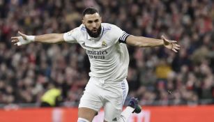 Benzema marcó un hat-trick ante el Barça para superar a Raúl