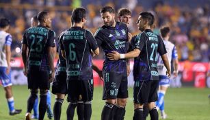 Gignac y sus compañeros tras el gol