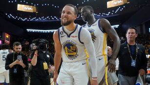 Steph Curry en la victoria de los Warriors ante los Kings en Juego 4