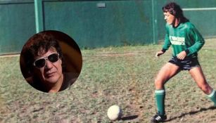 Carlos Kaiser con el balón con el Ajaccio