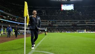 Antonio Mohamed en el Estadio Azteca