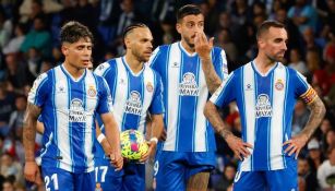 Jugadores del Espanyol de Barcelona en un partido de La Liga