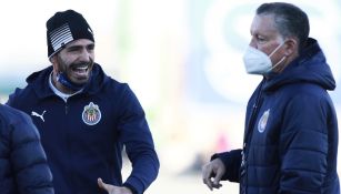 Ricardo Peláez con Antonio Briseño en Chivas