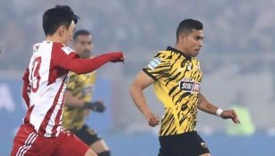 AEK de Orbelín Pineda empata sin goles ante el Olympiacos y deja la oportunidad de ser líder en la Superliga de Grecia