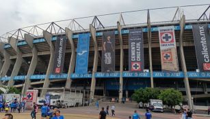 Las inmediaciones del Estadio Azteca