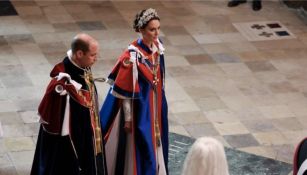 La princesa de Gales durante la coronación de Carlos III