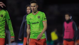 Mauro Lainez en un partido de Juárez