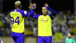 Cristiano celebra la victoria junto a Anderson Talisca