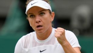 Simona Halep durante Wimbledon 2022