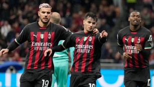 Jugadores del Milan celebrando un gol ante la Sampdoria