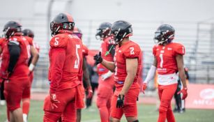 Jugadores de Reds en un entrenamiento previo a Playoffs