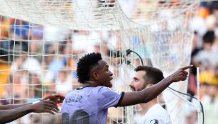 Vinicius recibió mensajes de racismo en Mestalla