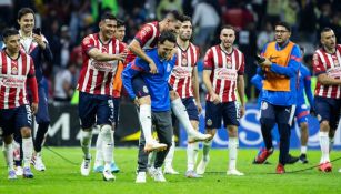 Chivas celebrando su pase a la Final