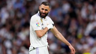 Karim Benzema en el duelo ante el Rayo Vallecano