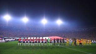 Ceremonia previa al inicio del Tigres vs Chivas por la Final