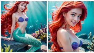 Inteligencia artificial recrea a Ariel de La Sirenita para el nuevo live action de Disney