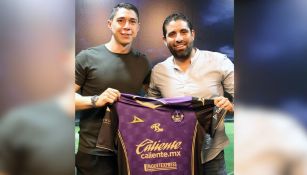 Hugo González en su presentación con Mazatlán FC