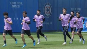 Jugadores de Cruz Azul en pretemporada